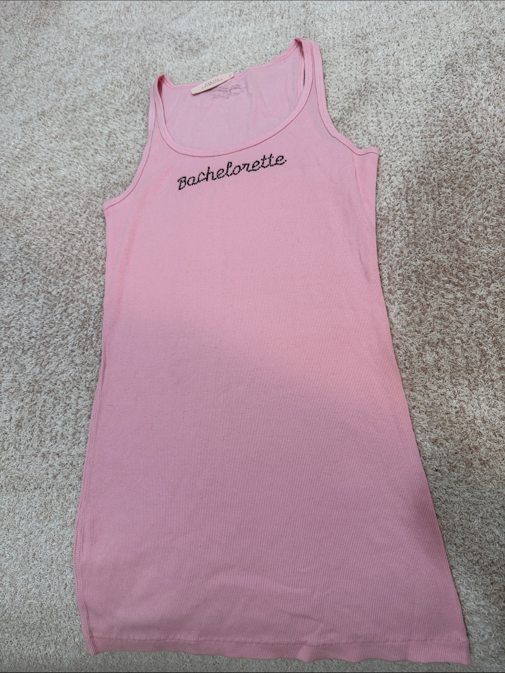 NWT vintage Victoria’s Secret bedazzled “bachelorette” tank tops